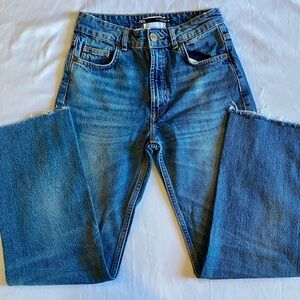Zara straight leg denim jeans US Size 2
